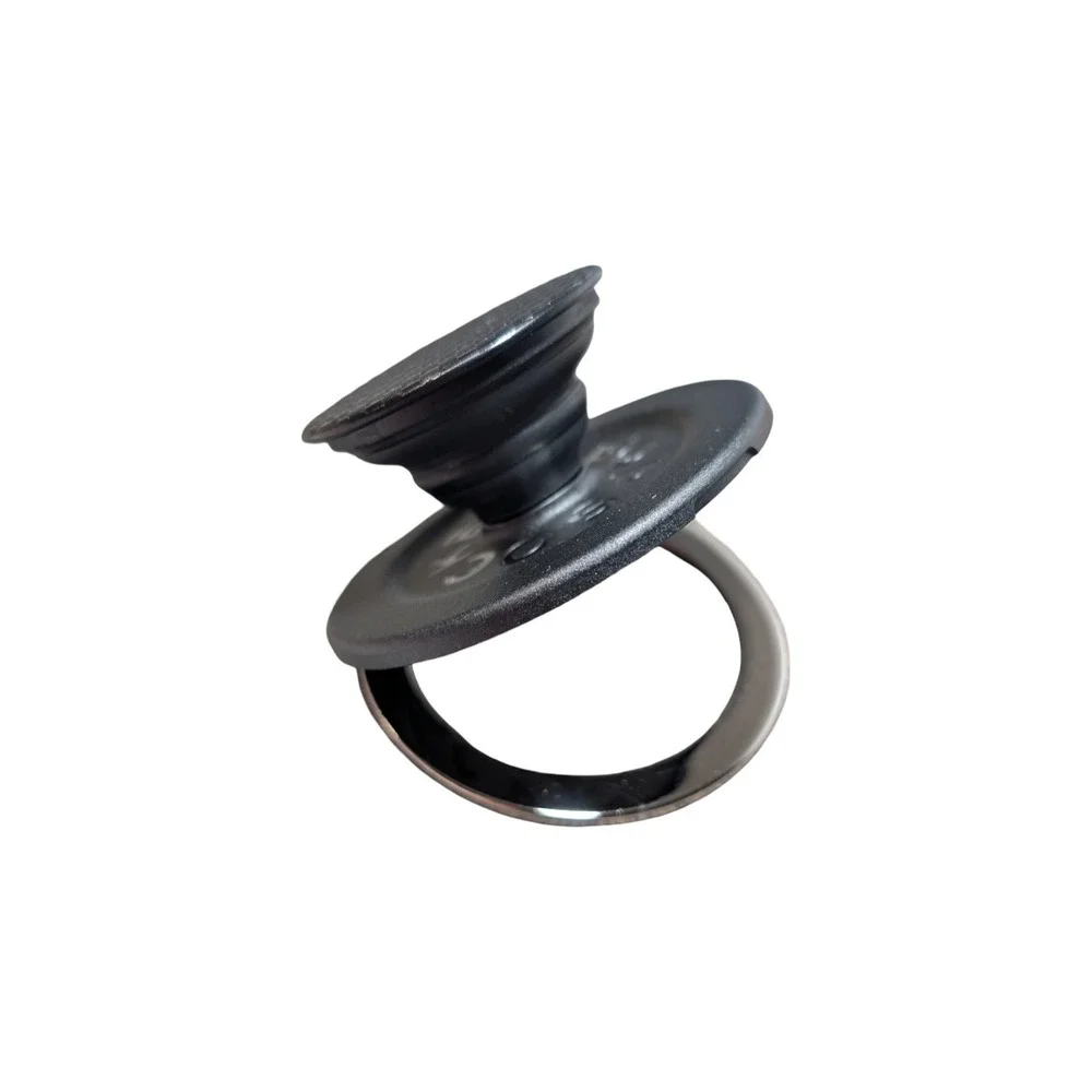 41-R PopSockets Kick-Out MagSafe Grip & Stand Ring Black Carbon Fiber Referb ⬇️